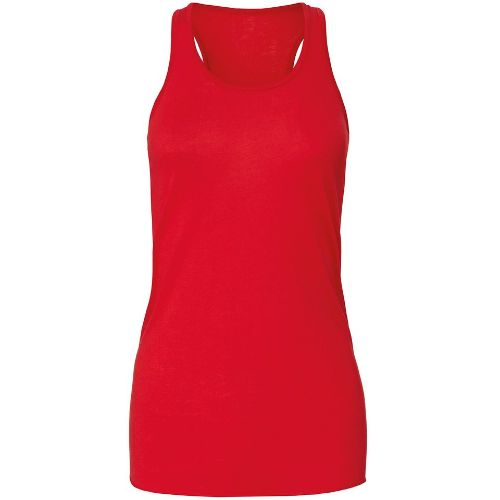 Bella Canvas Flowy Racerback Tank Top Red